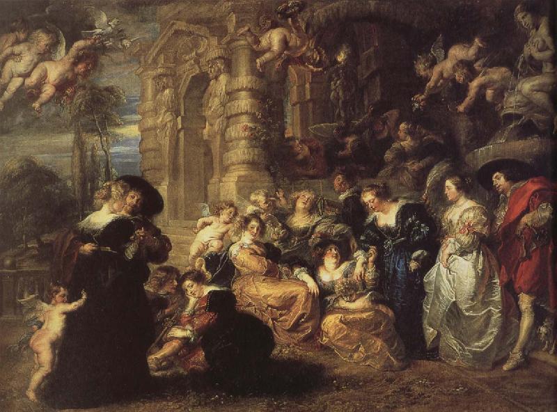 Peter Paul Rubens The garden of love Sweden oil painting art